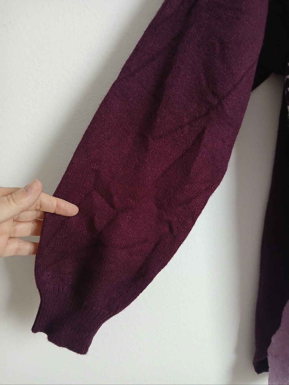 Bloom Chic Sweater Cats Purple Plum Size 12 - Picture 5 of 9